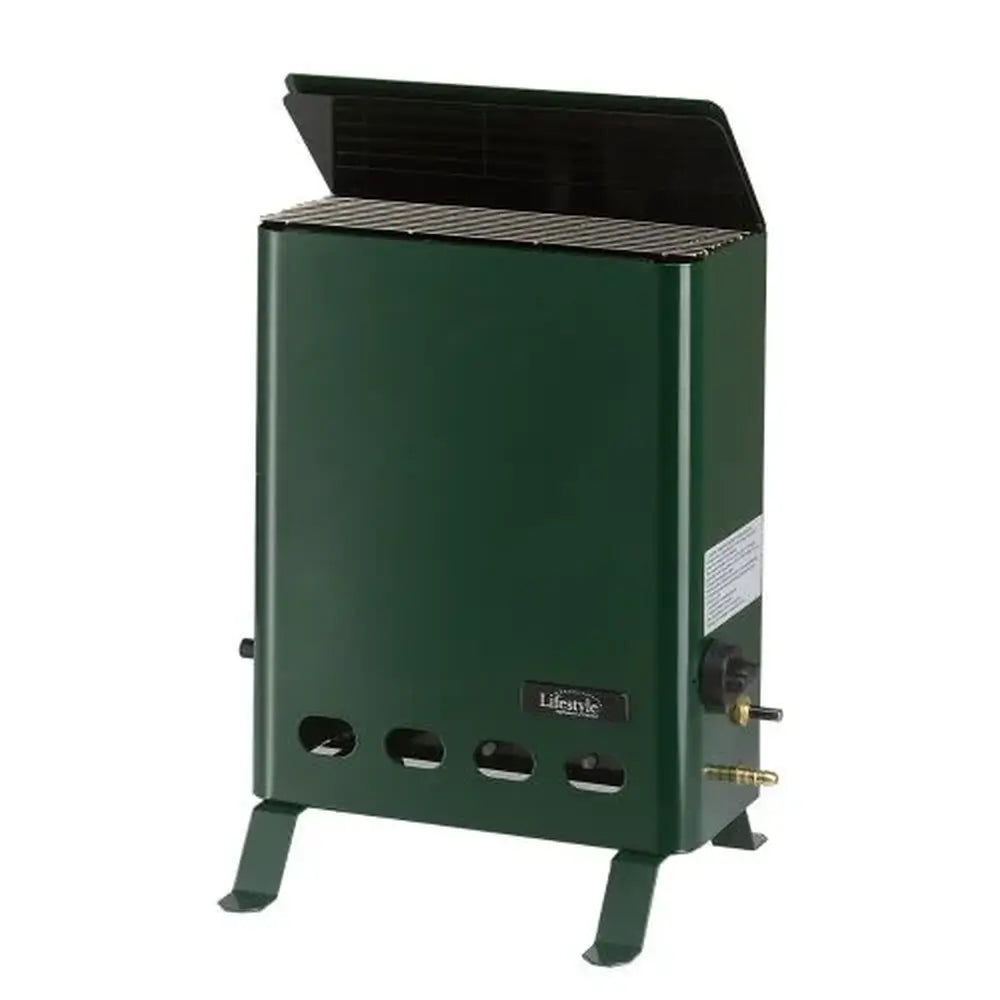 gas greenhouse heater on white background