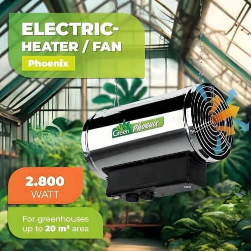 Electric Phoenix Greenhouse Heater IPX4